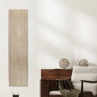 Electric radiator in Italian marble powder with wood effect - Wood50 Viadurini