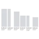 Electric radiator in smooth Italian marble powder up to 1200W - Linee Viadurini