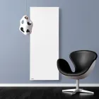 Electric Radiator in Smooth Italian Marble Powder 1200W - Linee Viadurini