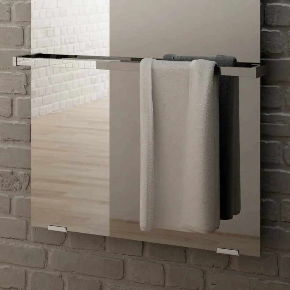 Star design electric mirror glass radiator, made in Italy Viadurini