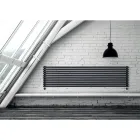 Hydraulic radiator with vertical collectors and horizontal pipes - Composed Viadurini