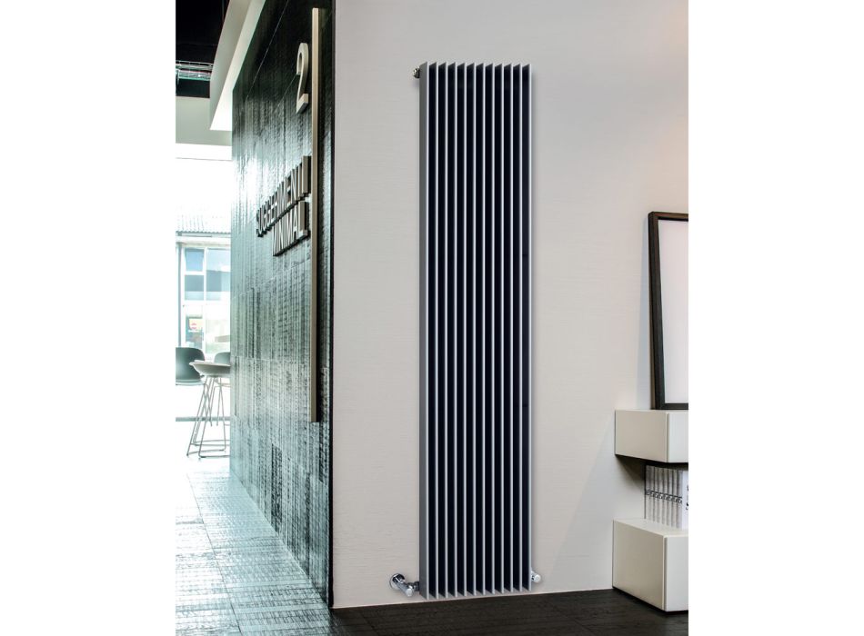 Hydraulic Radiator with Double Series of Flat Elements Made in Italy - Macedonia Viadurini