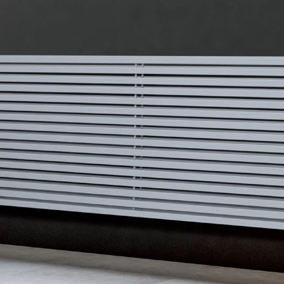 Hydraulic Radiator with Double Square Section Elements Made in Italy - Raspberry Viadurini