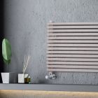 Hydraulic Radiator with Single Square Section Elements Made in Italy - Nougat Viadurini