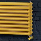 Hydraulic radiator with Triple Series of Horizontal Elements Made in Italy - Caramella Viadurini