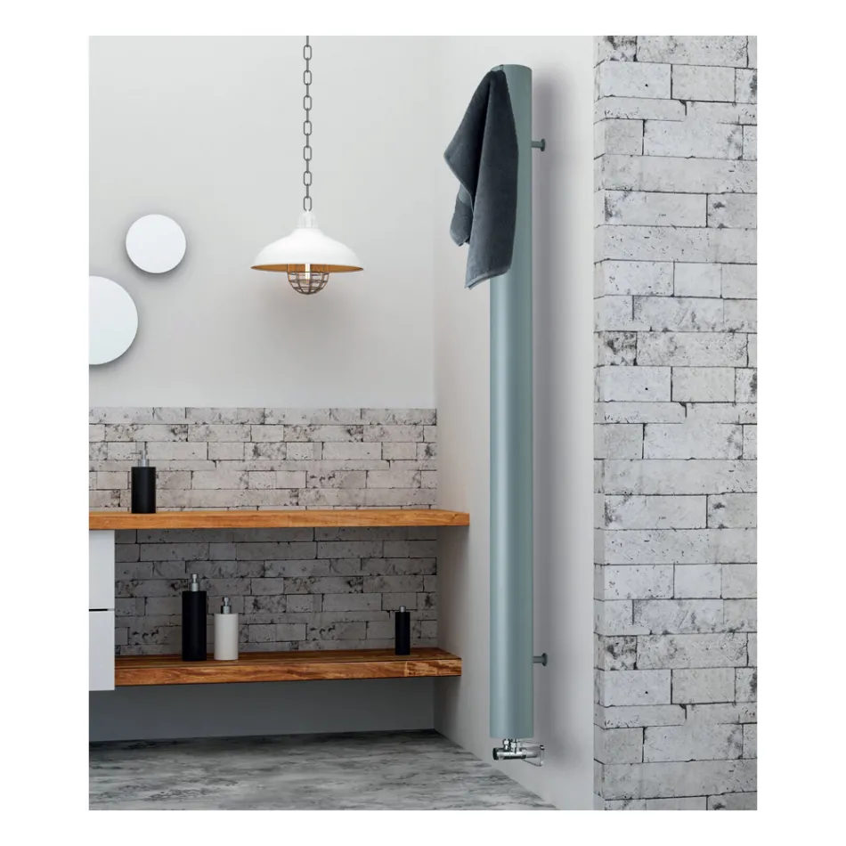 Plumbing Radiator Consisting of an Aluminum Pipe Made in Italy - Pandoro Viadurini