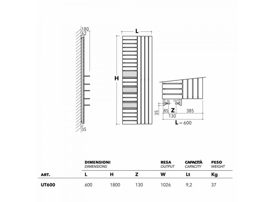 Hydraulic steel design steel shelf with shelves Utility Scirocco H Viadurini