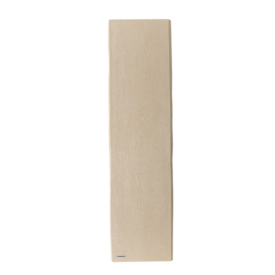 Hydraulic radiator with wood finish in Italian marble powder - Wood50 Viadurini