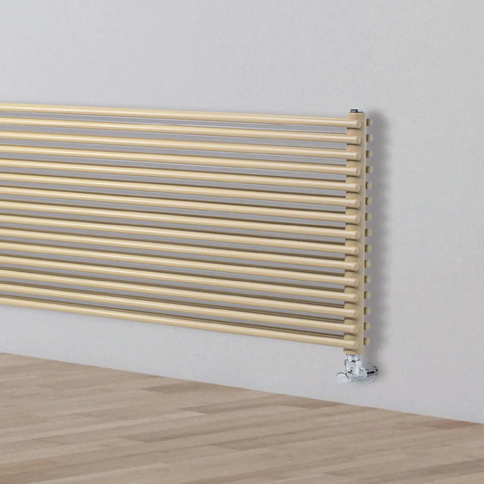 Hydraulic Radiator in Steel with Double Section of Made in Italy Elements - Pod Viadurini