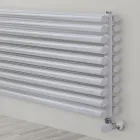 Hydraulic Radiator in Steel Pure White Finish Made in Italy - Cookies Viadurini