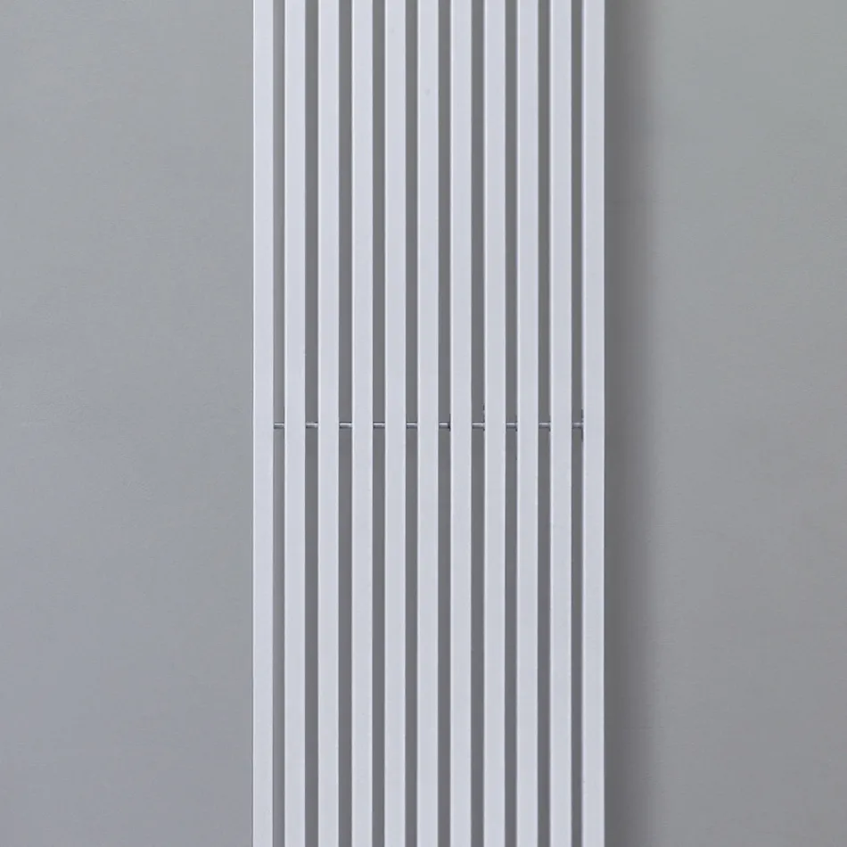 Hydraulic Radiator in Steel Traffic White Finish Made in Italy - Cup Viadurini
