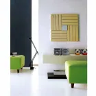 Square design hydraulic trim made in Italy Square Scirocco H Viadurini