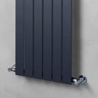 Colored Carbon Steel Design Wall Radiator 881 W - Woodpecker Viadurini