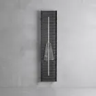 Carbon Steel Radiator with Towel Rail Made in Italy - Lux Viadurini
