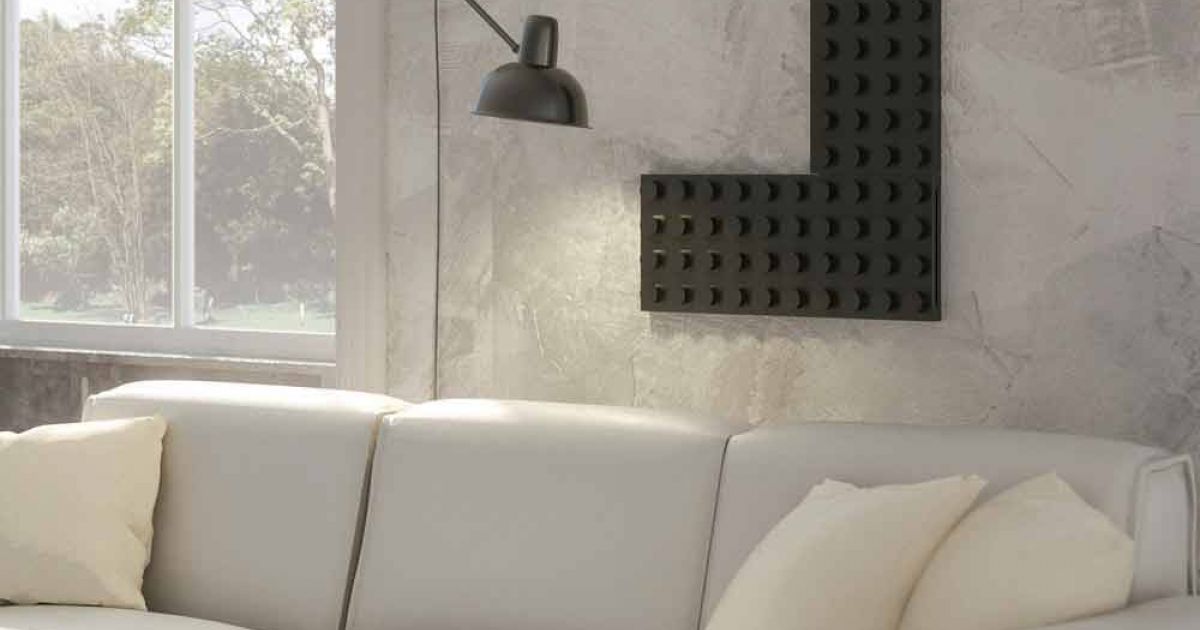 Modern design electric radiator Brick made in Italy by Scirocco H