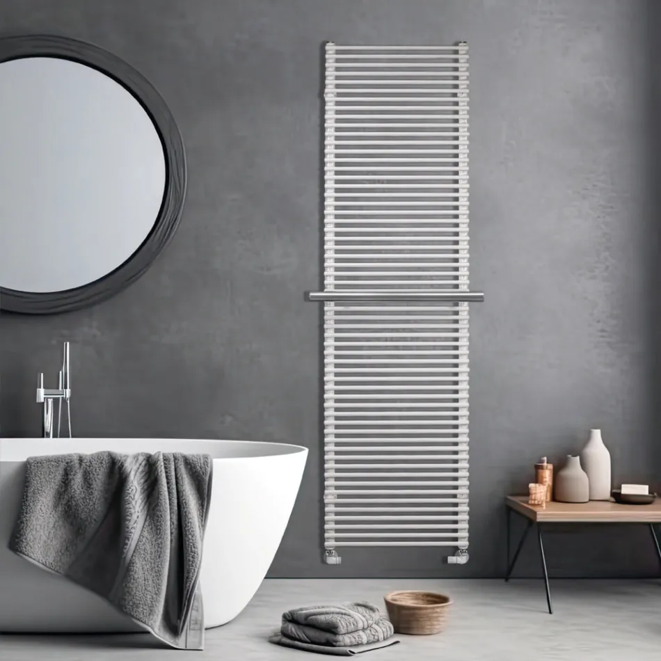 Mixed Radiator with Bar in Different Heights and Widths Made in Italy - Brace Viadurini