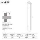 Ember - Horizontal or Vertical Steel Radiator Made in Italy Viadurini