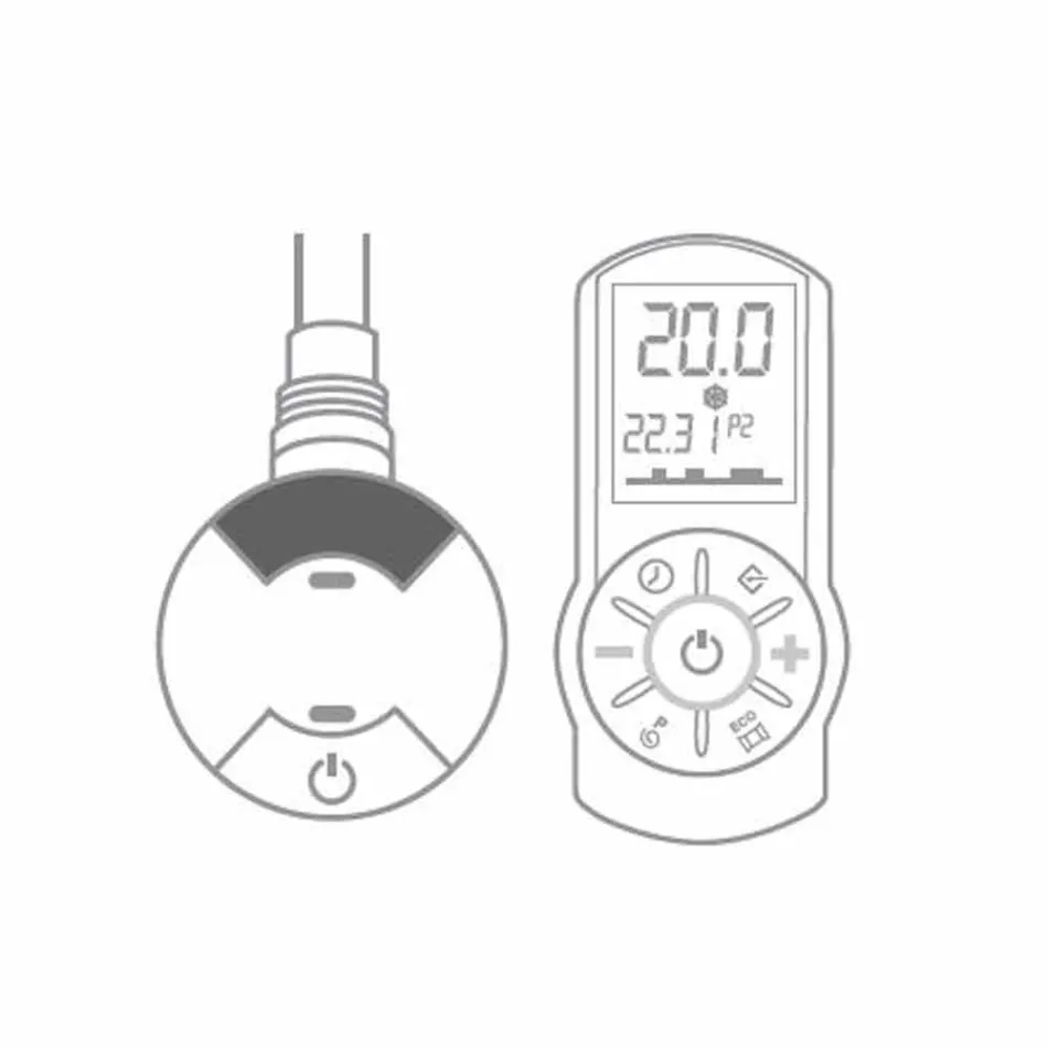 Modern Electric Wall-Mounted Radiator in Steel with 1000 Watt Decoration - Kelvin Viadurini