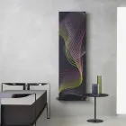 Modern Hydraulic Wall-Mounted Radiator in Steel with 839 Watt Decoration - Kelvin Viadurini