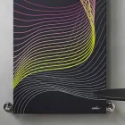 Modern Hydraulic Wall-Mounted Radiator in Steel with 839 Watt Decoration - Kelvin Viadurini