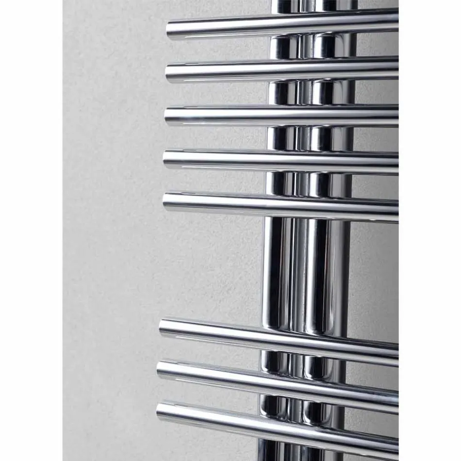 Radiator Chrome Towel Warmer in Steel Hydraulic Design 483 W - Pavone Viadurini
