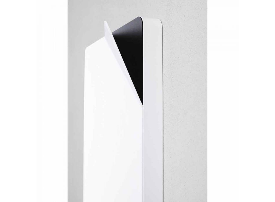 Vertical Radiator with Hydraulic Design in Colored Aluminum up to 662 W - Book Viadurini