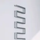 Vertical Hydraulic Thermowell Chrome chrome finish Snake by Scirocco H Viadurini