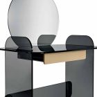 Makeup Dressing Table with Mirror and Glass Drawer 3 Finishes - Salvie Viadurini