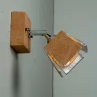 Toscot Piastra handmade terracotta wall sconce 1 directional light Viadurini