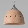 Toscot Apuane terracotta pendant light