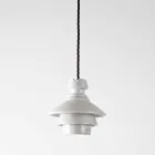 Toscot Battersea suspended lamp with terracotta plate Viadurini