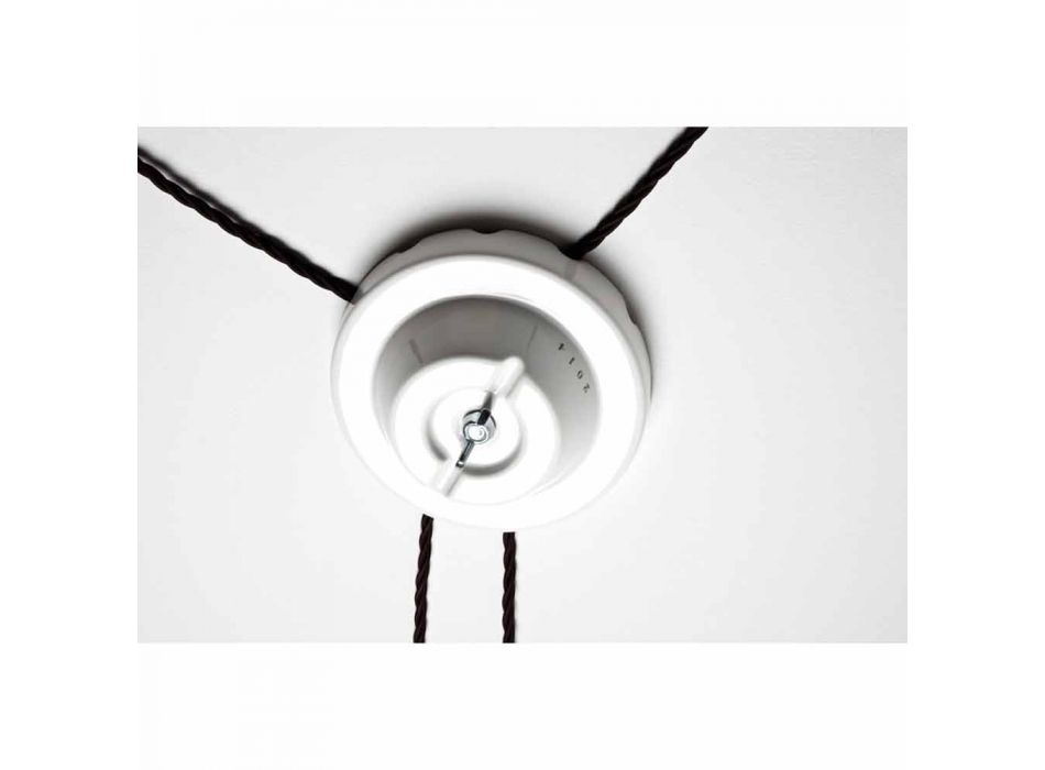 Toscot Battersea small ceiling rose Made in Tuscany Viadurini