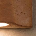 Toscot Lido indoor / outdoor terracotta wall lamp made in Italy Viadurini
