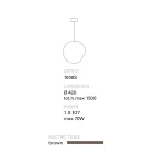 Toscot Newton contemporary style terracotta pendant lamp Viadurini