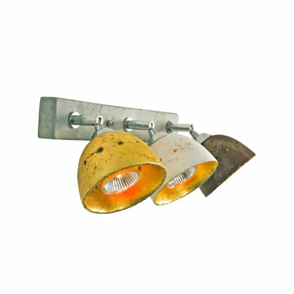 Toscot Noceto reglette 3 directional lights made in Tuscany Viadurini