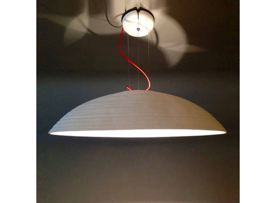 Toscot Notorius oval suspension lamp made in Tuscany Viadurini