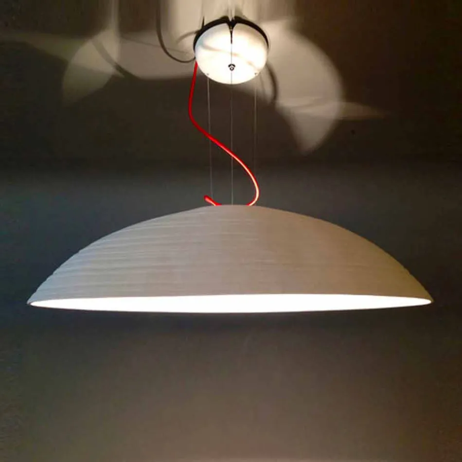 Toscot Notorius oval suspension lamp made in Tuscany Viadurini