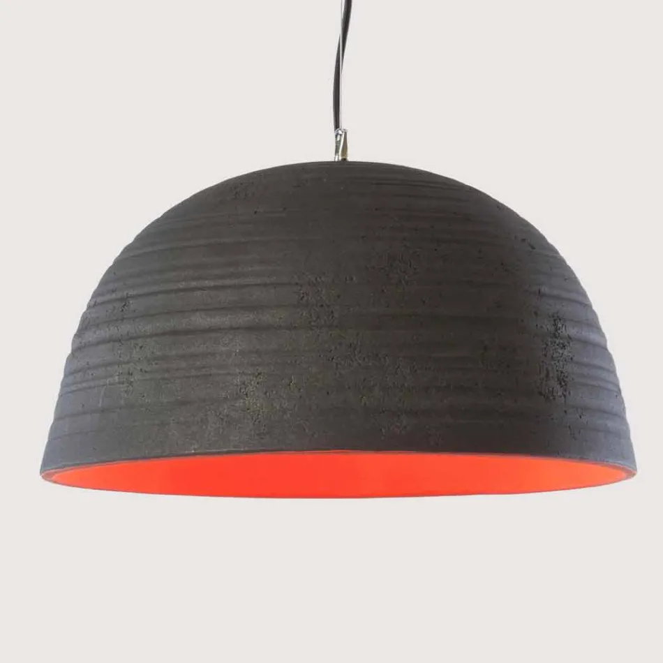 Toscot Notorius contemporary handmade terracotta pendant lamp Viadurini