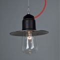 Toscot Novecento terracotta suspension lamp with rosette