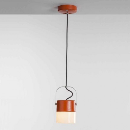 Toscot Swing blown glass pendant lamp made in Tuscany Viadurini
