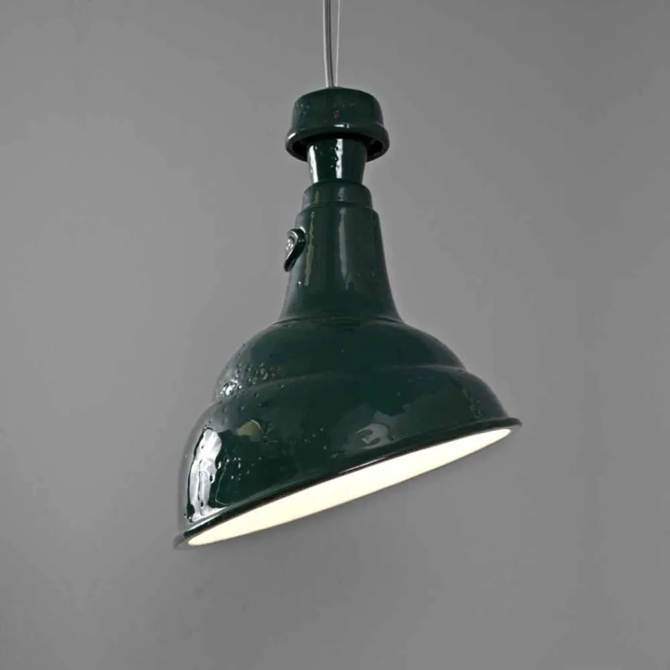Toscot Torino hanging lamp with oblique plate Viadurini