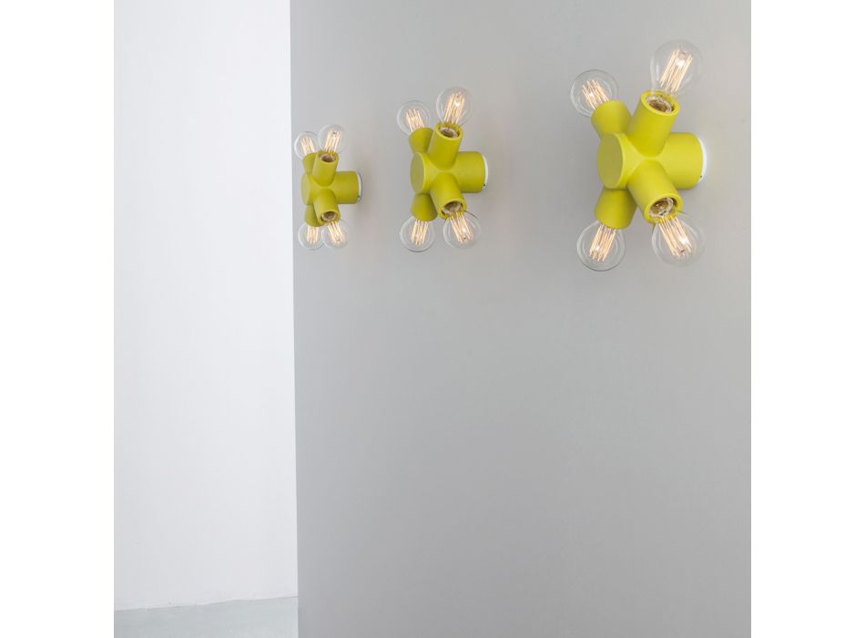 Toscot Traffic wall lamp in ceramic different finishes produced in Tuscany Viadurini