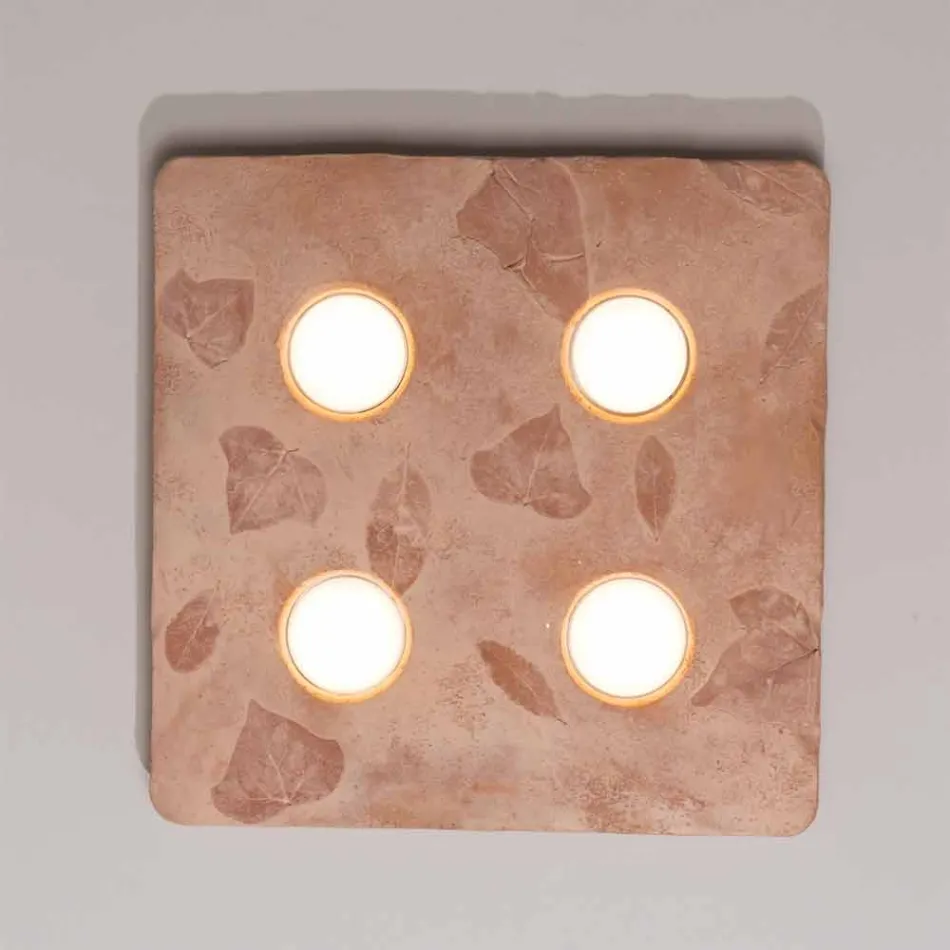 Toscot Vivaldi design wall lamp in terracotta made in Italy Viadurini