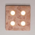 Toscot Vivaldi design wall lamp in terracotta made in Italy