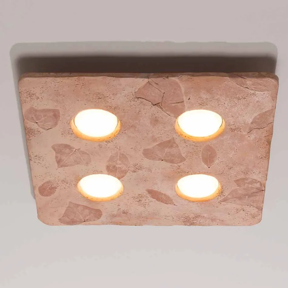 Toscot Vivaldi design wall lamp in terracotta made in Italy Viadurini
