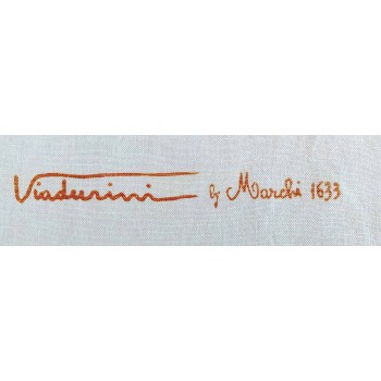 Highly Crafted Italian Artisan Tablecloth in Cotton and Linen