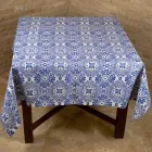 Hand Printed Artistic Tablecloth Unique Piece of Italian Craft - Brands Viadurini