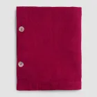 Modular Tablecloth in Colored Linen with Buttonholes and 10 Buttons - Mediterranean Viadurini