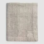 Modular Tablecloth in Colored Linen with Buttonholes and 10 Buttons - Mediterranean Viadurini