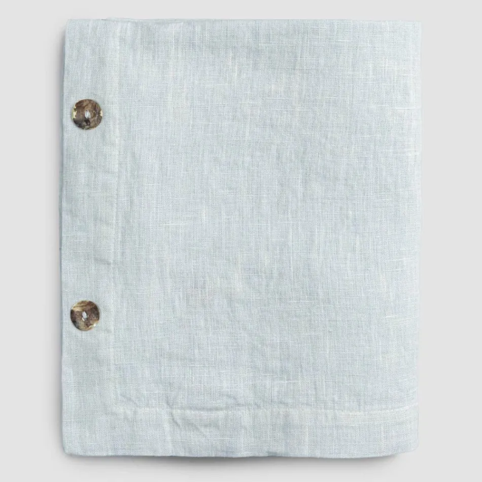 Rectangular Linen Tablecloth with Buttonholes and 10 Buttons, Luxury - Mediterranean Viadurini